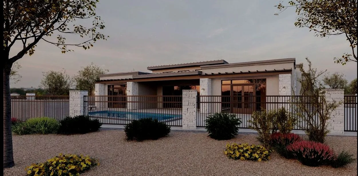 Custom pool and backyard project details by Canterra in Arizona